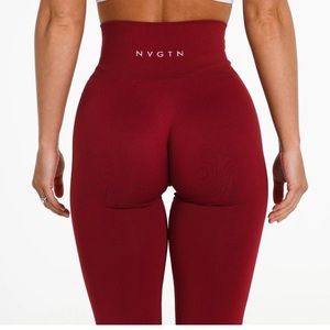 NVGTN Seamless legging in Carmine